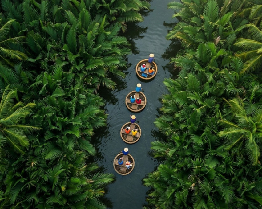 Hoi An Basket Boat